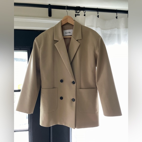 Frankie Shop | Camel Nicole Blazer - Picture 4 of 7